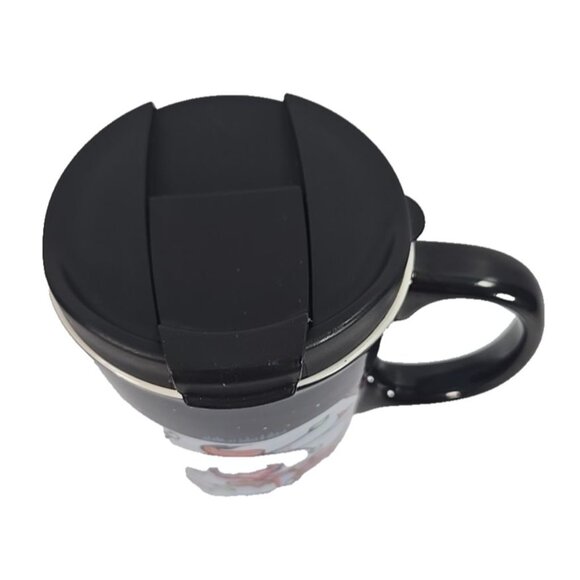 Native Northwest Travel Mug Indigenous Art Ceramic Tumbler Vancouver Canada - Picture 2 of 7